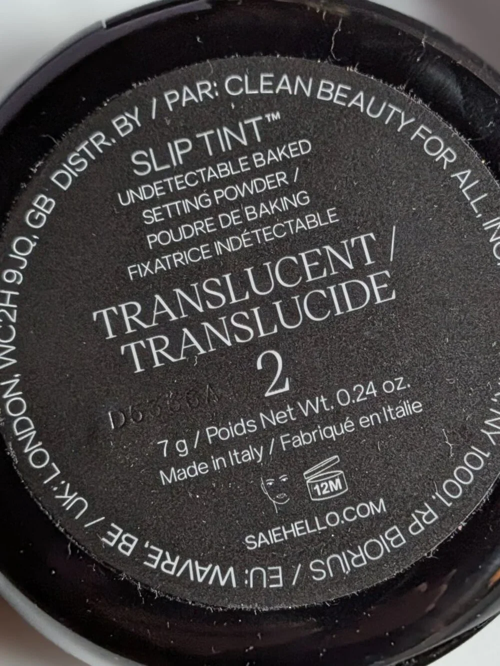Saie translucent slip